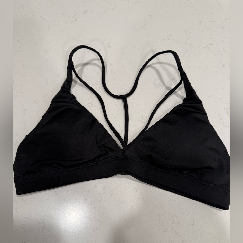 Victoria's Secret Black Strappy Bralette/sports bra
